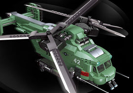 Valor Guard Twin Rotor Helicopter - Mil-Blox - Mil-Blox