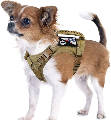 Tactical Small K9 / Cat Harness - Tan