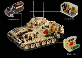 M2 Bradley Armored Personnel Carrier - Legendary Series - Mil-Blox - Mil-Blox