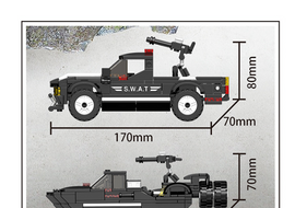 SWAT Rapid Pick Up Truck / Patrol Boat - Mil-Blox