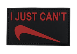 I Just Can't - PVC Patch