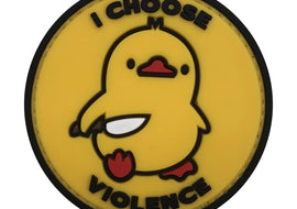 I Choose Violence Duck - PVC Patch