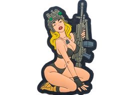 M-249 Pin Up Girl PVC Patch