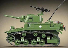 WWII - M3A1 - Stuart Light Tank - Mil-Blox - Mil-Blox