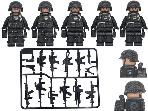 NYPD - Emergency Service Unit (ECU) - 5-Man Squad - Mil-Blox