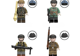 WWII - German Luftwaffe - 4 Man Squad - Mil-Blox
