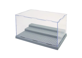 Large Adjustable Multi-Level Display Box - Grey - Mil-Blox