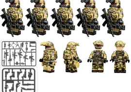 Navy Seal 5 Man Desert Team - Mil-Blox