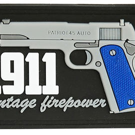 1911 Vintage Firepower - Black - PVC Patch