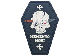 Memento Mori Skull and Coffin PVC Patch