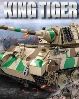WWII - Remote Controlled German King Tiger Tank - Legendary Series - Mil-Blox