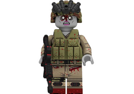 Modern Female Soldier Zombie - Mil-Blox