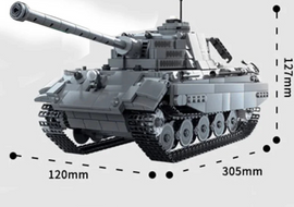 WWII - German Tiger II Tank - Mil-Blox