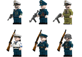 WWII - German Navy - 6 Man Team - Mil-Blox