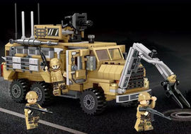 Buffalo MRAP (Mine-Resistant Ambush Protected) With IED Removal Arm- Mil-Blox