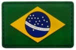 Brazil Flag Full Color - PVC Patch