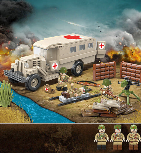 WWII - Russian Gaz 55 Ambulance - Mil-Blox