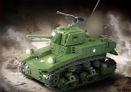 WWII - M3A1 - Stuart Light Tank - Mil-Blox - Mil-Blox