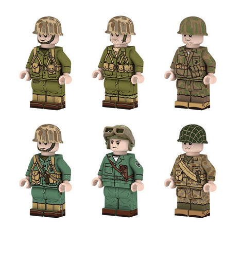 WWII - U.S. Marine Corps - 6 Man Squad - Mil-Blox