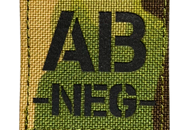 Reflective Fabric AB NEG Patch Multicam