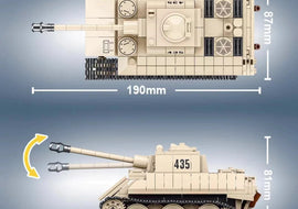 WWII - German Leopard Tank - Mil-Blox - Mil-Blox