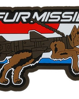 Fur Missile - Full Color - PVC Patch