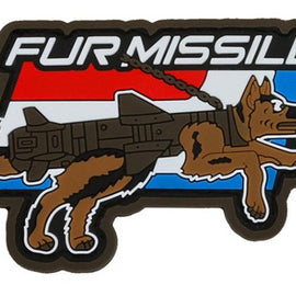 Fur Missile - Full Color - PVC Patch