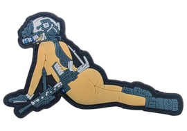 Tactical M-4 Pin Up Girl PVC Patch