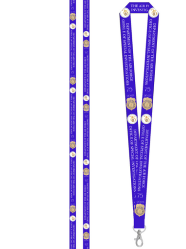 DAF OSI 75th Anniversary Lanyard