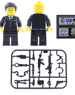 Army CID Agent Attire Figure - Male and Female Set - Mil-Blox