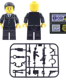 OSI Agent Attire Figure - Male and Female Set - Mil-Blox