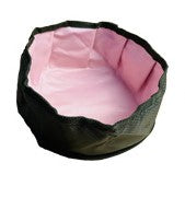 Travel Packable Dog Bowl - Green and Pink