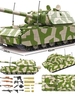 WWII - German Maus Super Tank - Legendary Series - Mil-Blox