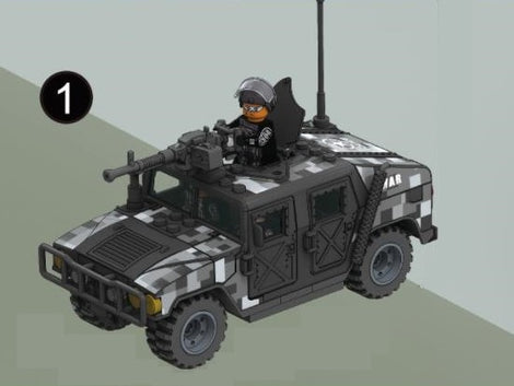 Swat Humvee - Mil-Blox