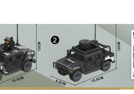 Swat Humvee - Mil-Blox