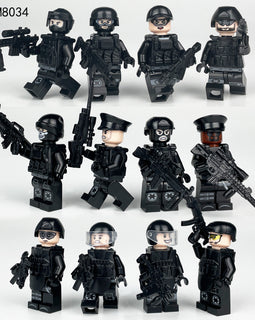 Valor Guard SWAT - Elite Special Tactics - 12 Man Team - Mil-Blox