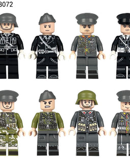 WWII - German Army - 8 Man Mixed Squad - Mil-Blox