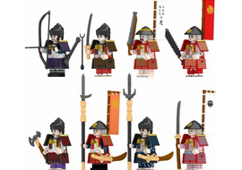 Samurai High Detail 8 Man Set - Mil-Blox