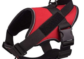 Tactical K9 Harness - Minimalist - Red