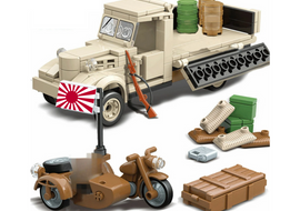 WWII - Japanese Nissan 180 Truck and Motorcycle - Mil-Blox - Mil-Blox