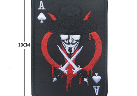 Ace of Spades Guy Fawkes - Embroidered Patch