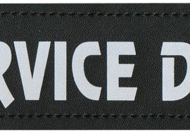 Service Dog Glow In The Dark - Leather Patch