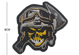 Tomahawk Skull Soldier - Embroidered Patch