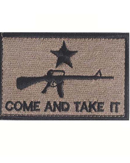 Come and Take It M16 - Brown and Black - Embroidered Patch