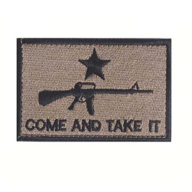 Come and Take It M16 - Brown and Black - Embroidered Patch