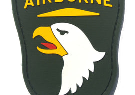Airborne Screaming Eagle - Green - PVC Patch