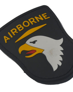 Airborne Screaming Eagle - Black - PVC Patch