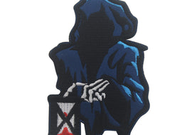 Reaper With Hourglass - Embroidered Patch