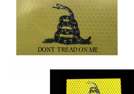Reflective Gadsden Flag - Don't Tread On Me