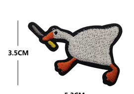 Goose With Knife